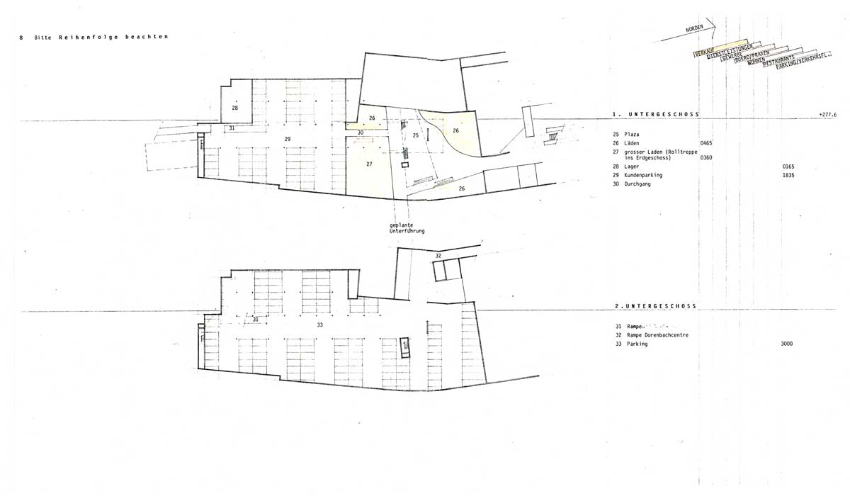 Plan Sunken Plaza